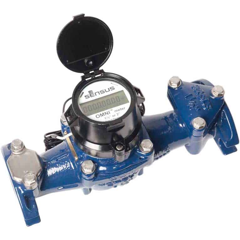 how to read a sensus water meter gallons